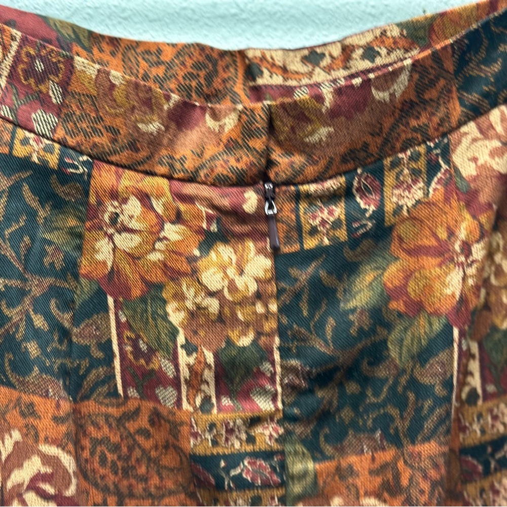 Talbots Multicolor Patchwork Maxi Skirt - image 7